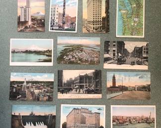Some of the antique Seattle postcards