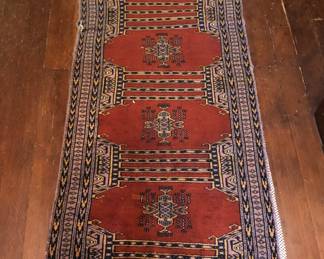 Pakistani runner with signature (23” x 76”) 