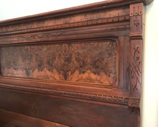 Detail of headboard
