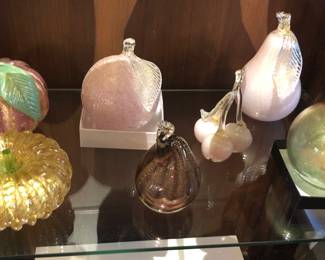 Murano glass fruit