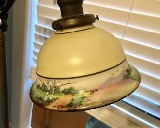 Detail of bridge lamp shade