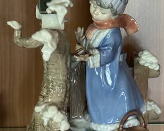 Large (10") Lladro "Winter Frost" #5287  - Antonio Ramos