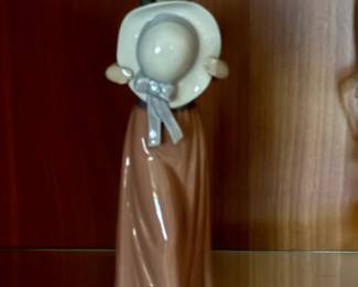 Lladro "Bashful Girl with Hat" 5007