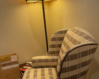 Ethan Allen Chair and lamp