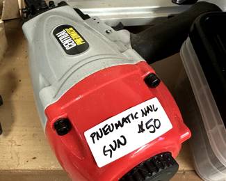 Pneumatic nail gun $50