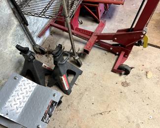 Vehicle dolly and jack equipment $150