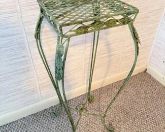 50 WroughtIronGardenTable
