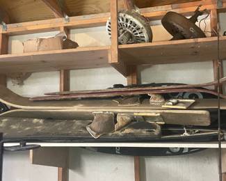 Vintage water skis