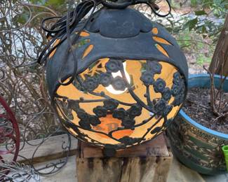 Working cast iron lantern $125