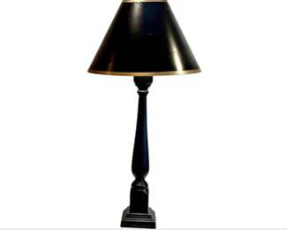 Black Wooden Table Lamp