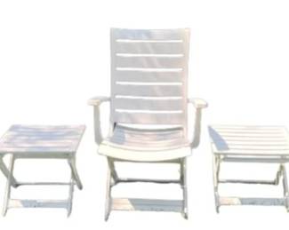 Grofullex Chair And Side Tables
