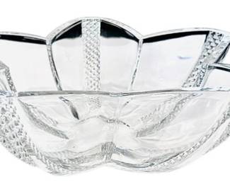 Large Heavy Weight Mikassa Crystal Bowl - 11" Diameter