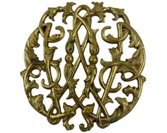 Colonial Williamsburg Brass Trivet C W