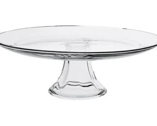 Glass Pedestal Base Cake Platter