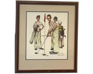 Norman Rockwell Framed Reproduction