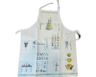 New! Never Used! Apron Illustrated By Mary Claire Smith - Signed "Fiddler's Elbow"