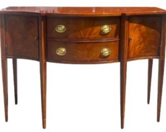 Hickory Historical James River Plantation Sheraton Style Bow Front Sideboard