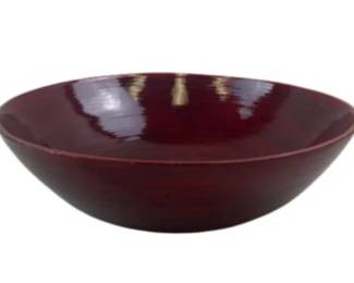 Sixtrees Lacquerware Handmade Ecofriendly Bamboo Bowl