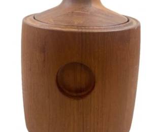 Henning Koppel For Georg Jensen Teak Ice Bucket Denmark VTG Mid Century Modern