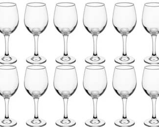 Boxed Set Of 12 Multipurpose Catering Glasses