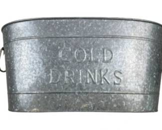 Galvanized Beverage Tub