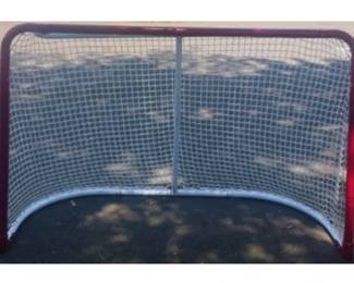 EZGoal 67109 Monster Steel Tube Heavy-Duty Official Regulation Folding Metal Hockey Goal Net, 6 X 4 - Feet
