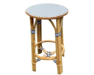 Marglaux Round Rattan Bistro Stool