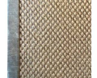 Miranda Cove Sisal Rug With 1.75 Inch Leather Trim - Great Condition!