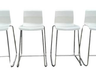 IKEA White Bar Stools - Sturdy And Attractive!