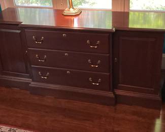 Mahogany Buffett Server