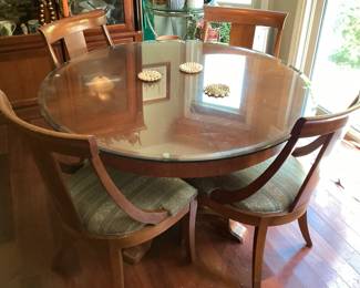 Harden Round dining table with 4 chairs