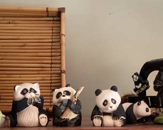 Polymer Clay figures from the Kung Fu Pnda Movie