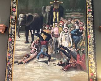 Reproduction painting of Carnival Scene