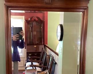 Vintage Mahogany Mirror