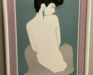 Wall Art Art Deco Style print by Patrick Nagel