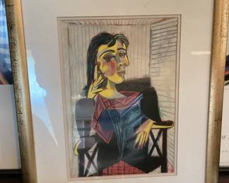 Wall Art Print Portrait of Dora Maar by Pablo Picasso