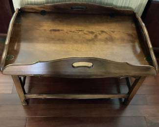 Ethan Allen Walnut Butlers tray