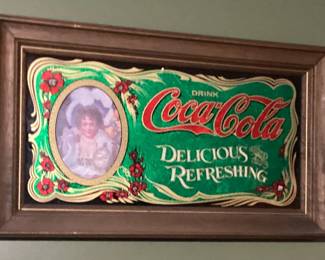 Vintage Coca Cola Advertising Mirror