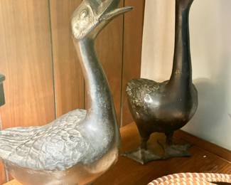 Cast Iron Geese