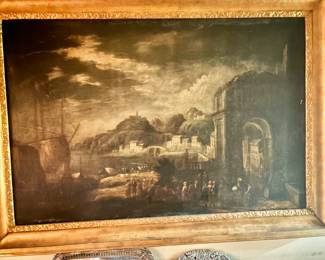 Large Early Oil on Canvas