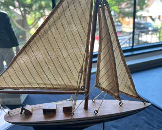 Wooden Sailboat