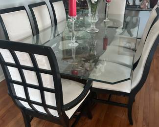 Simply Amazing Designer Dining Room Table and 8 Chairs!