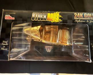 24K Gold Stock Rods Model Car