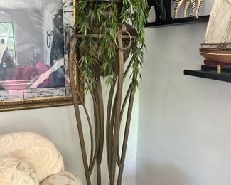 Tall Iron Plant Stand