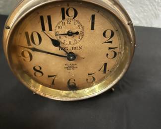 Antique Big Ben Alarm Clock - Wm. Krill Jeweler 1106 Parade Street Erie, PA