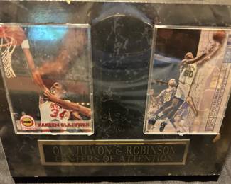 Olajuwon & Robinson Centers of Attention Sports Cards