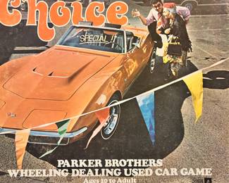 Parker Brothers Dealer’s Choice Used Car Game