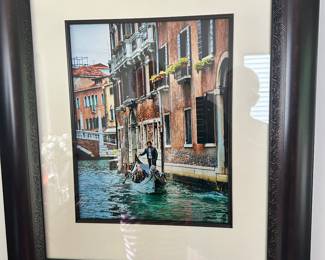 Nice Framed Venice Lithograph