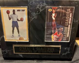 O’Neal & Olajuwon Centers of Attention Sports Cards