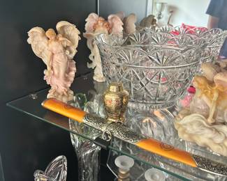 Glass Ware and Angels